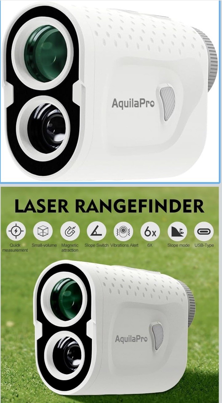 Aquila Pro N1 Golf Rangefinder w/ Slope 1000 Yards Rangefinder 0.5 Yard Accuracy