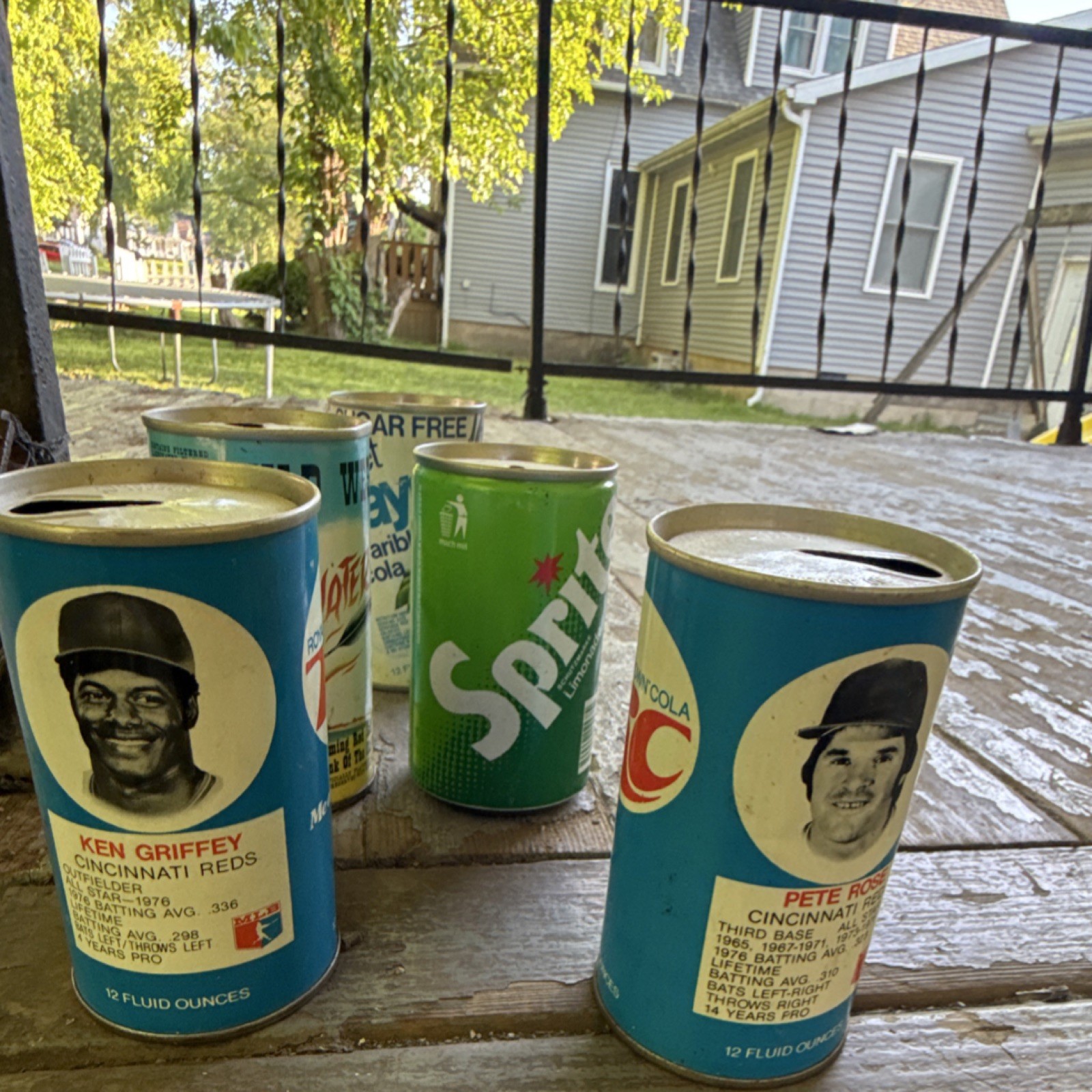 Sprite Diet Pepsi Coca-Cola Vintage Soda Cans Green Blue White Collection