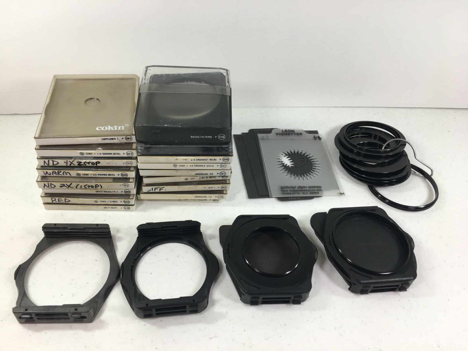 Cokin Filter and Adapter Ring Lot AS IS