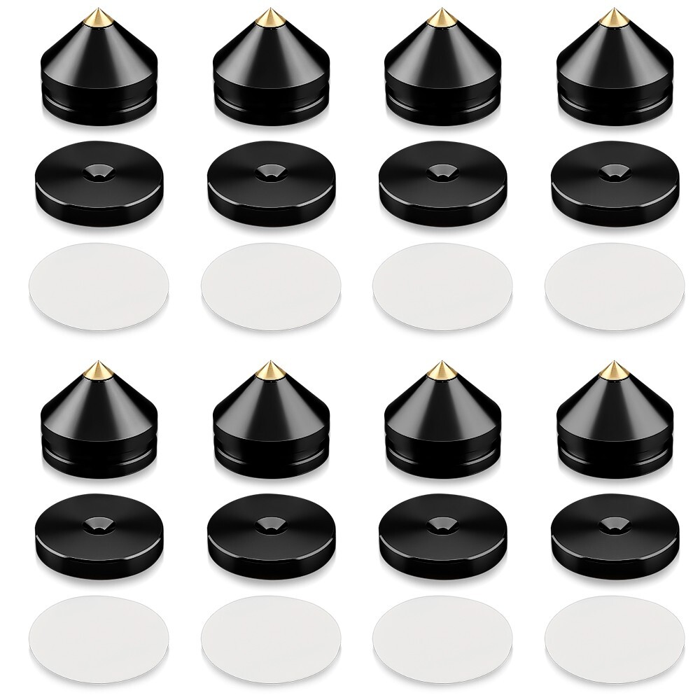 8x HIFI audio speaker isolation feet Floor Nails M23*20 Turntable Stand Foot Pad