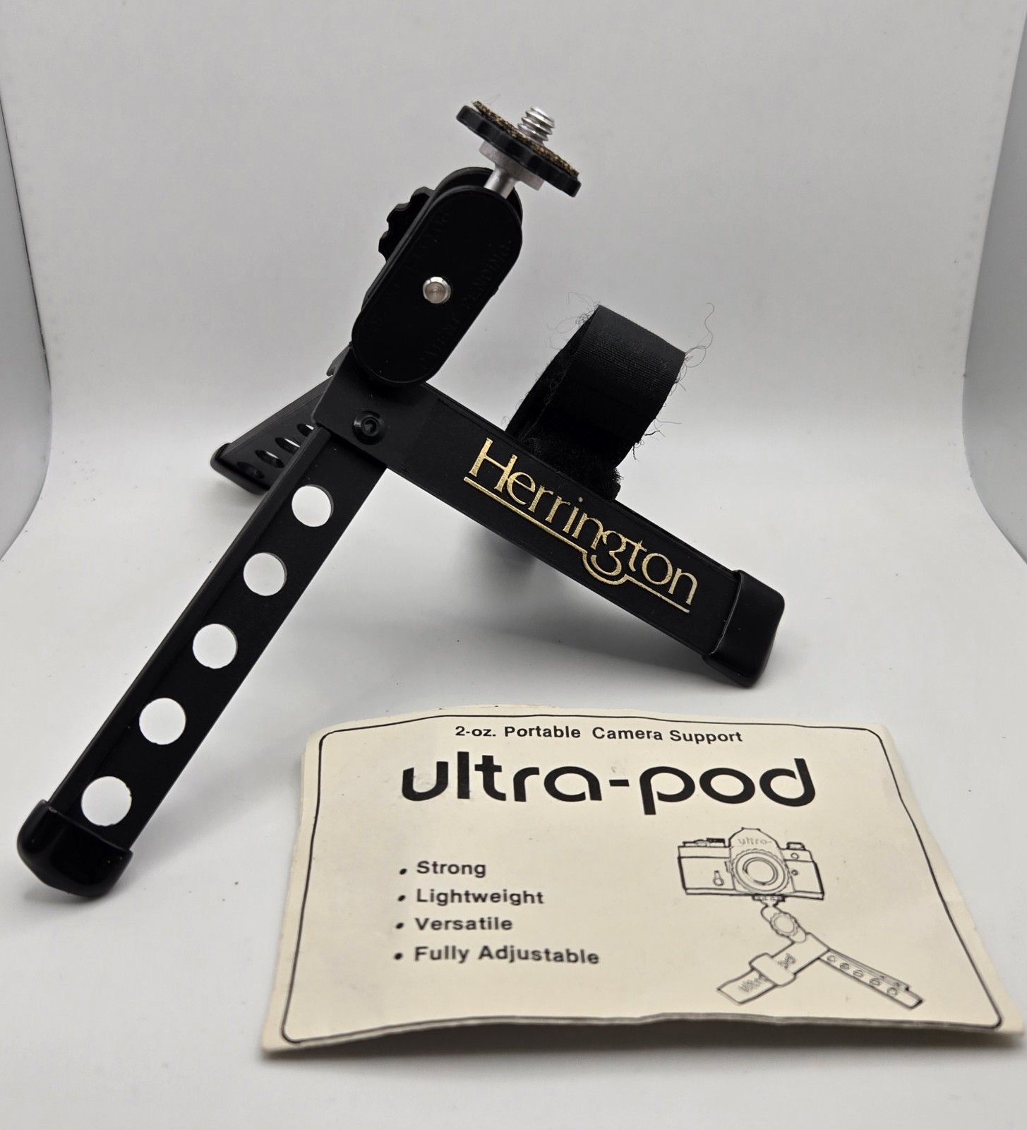 Herrington Ultra-Pod Pop-Up Tripod 2oz. Portable Camera Support ~ Made In USA 📸