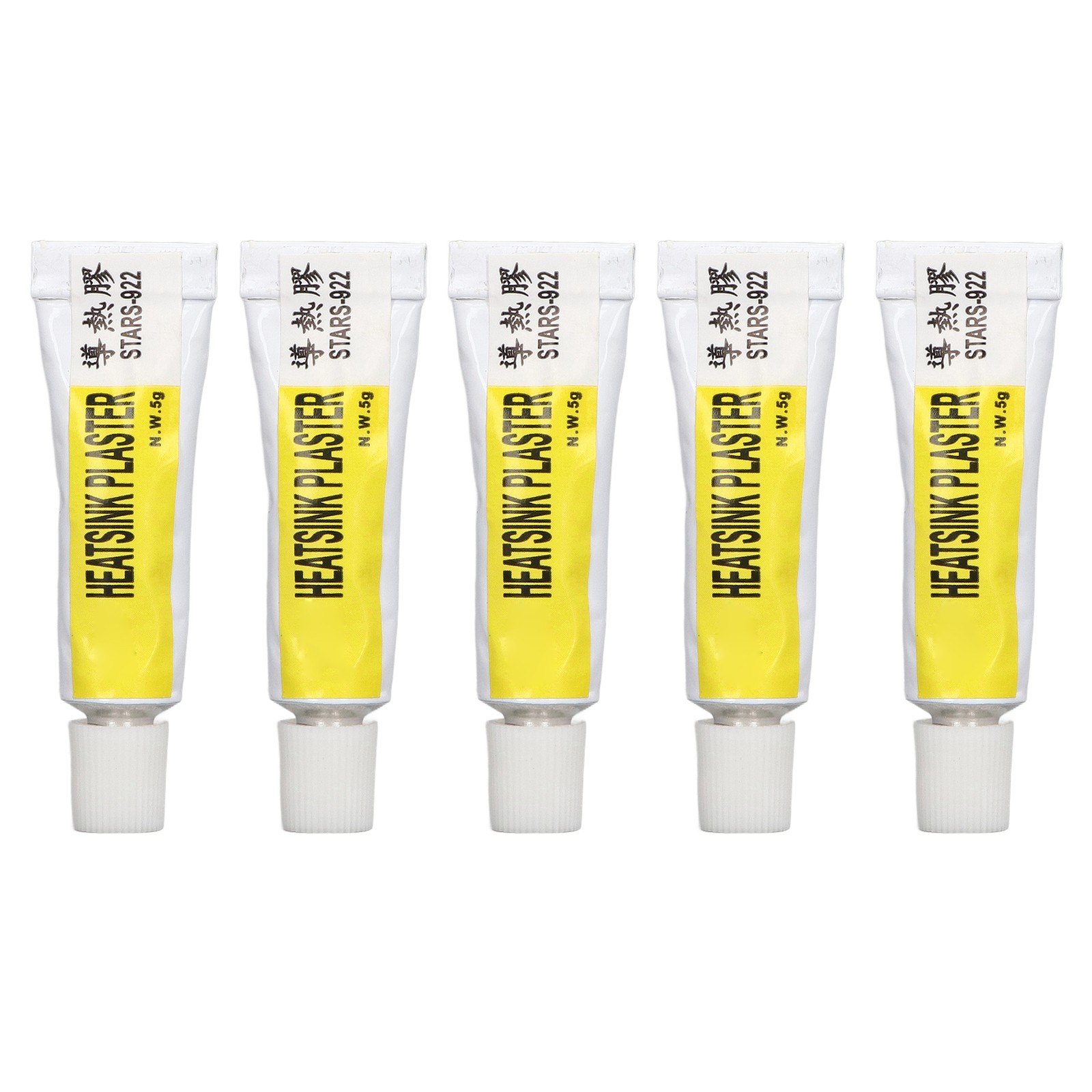 5PCS CPU Thermal Paste High Conductivity For 3D Printers White