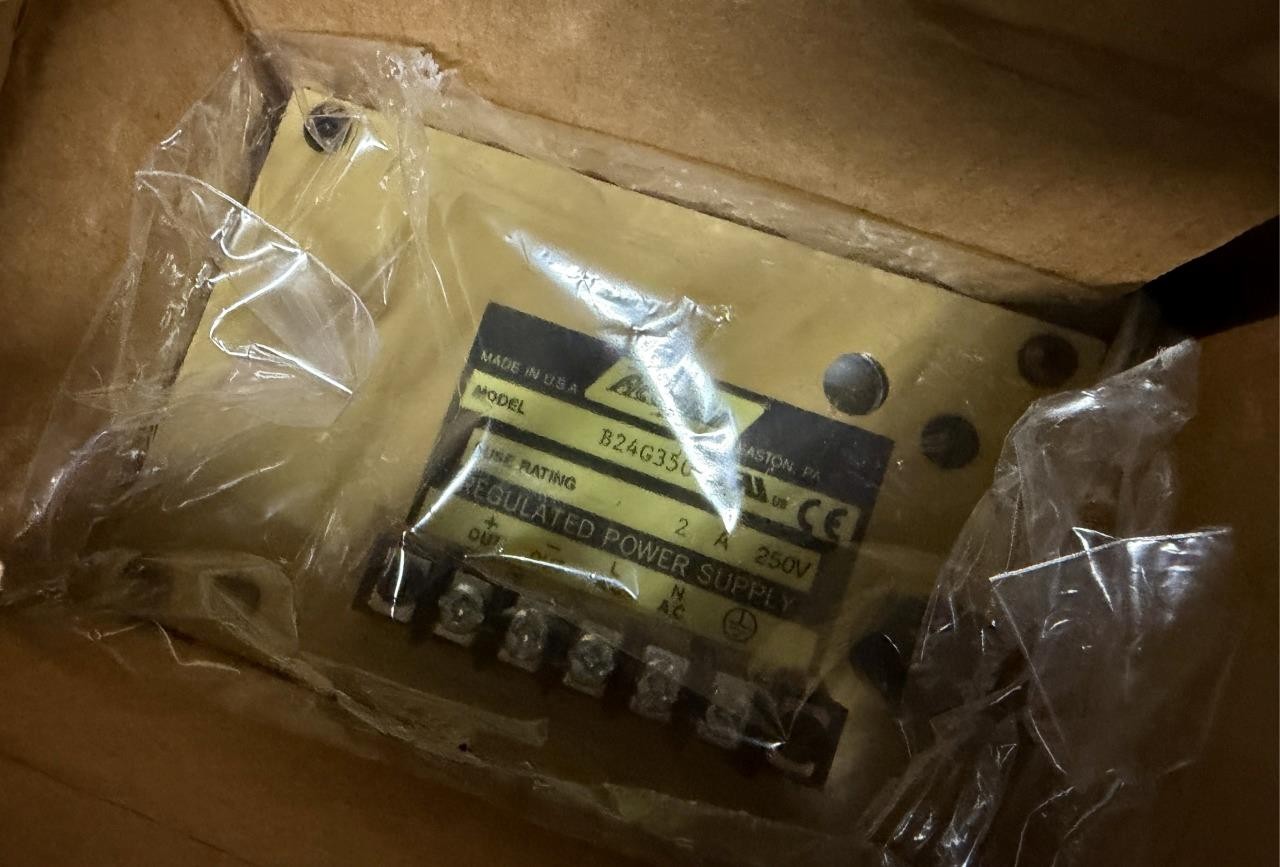 Acopian B24G350 Regulated Power Supply 24VDC 2A 250V Fuse