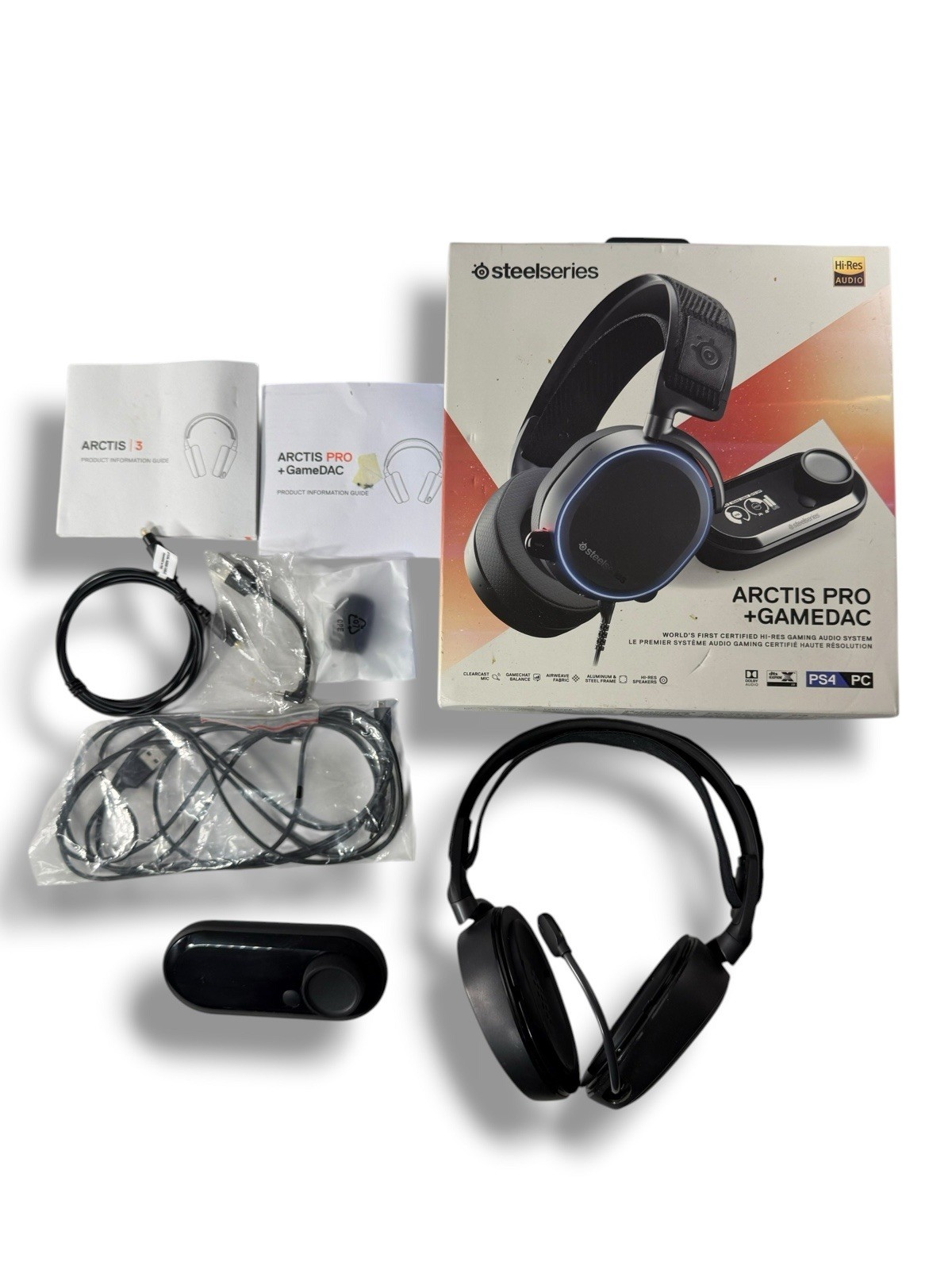Steel Series Gaming Headset  Arctis Pro - WITHOUT PADS