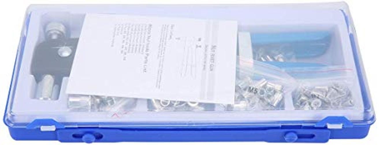 Threaded Rivet Nut Setter Insert Tool Kit 86pcs Hand Riveter Rivnut Nutsert