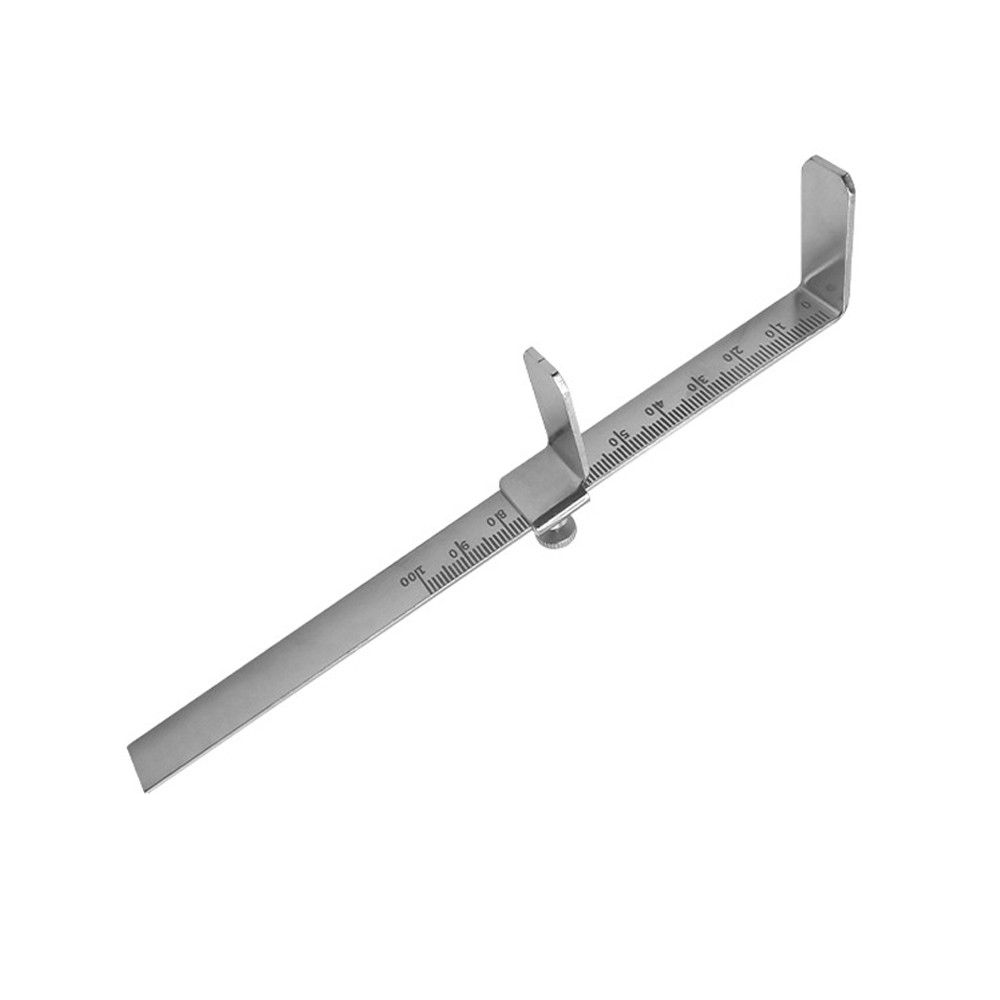 Dental Willis Bite Gauge Stainless Steel Orthodontic Dental Measurement Gauge