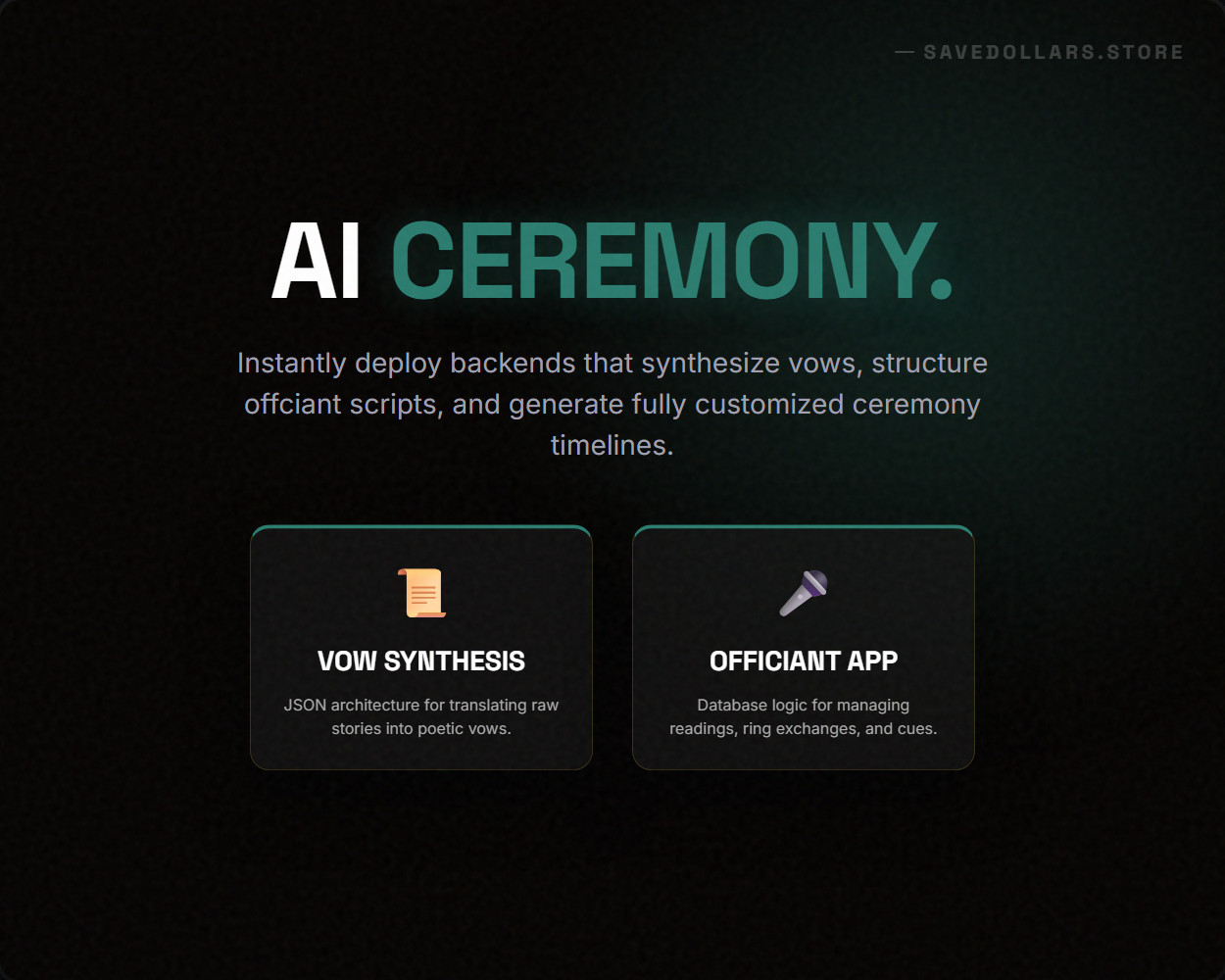 Elite Wedding Architect OS | 1,024 Tech & Micro-SaaS Blueprints | Next.js AI Pro