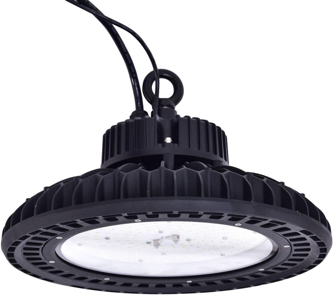 150W LED High Bay Light, 22500LM 5000K Bright Daylight for Warehouse Factory Gar