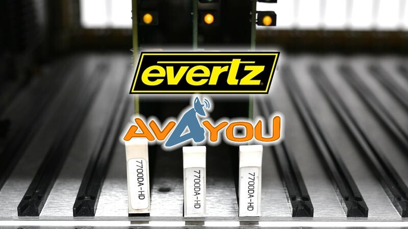 Evertz 7700DA-HD +3RU 1x4 HD/SD-SDI Video Reclocking Distribution Amplifier DA