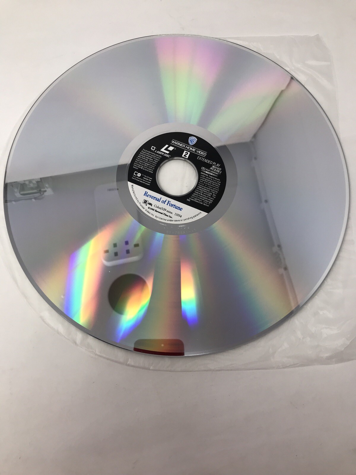 Reversal of Fortune LaserDisc