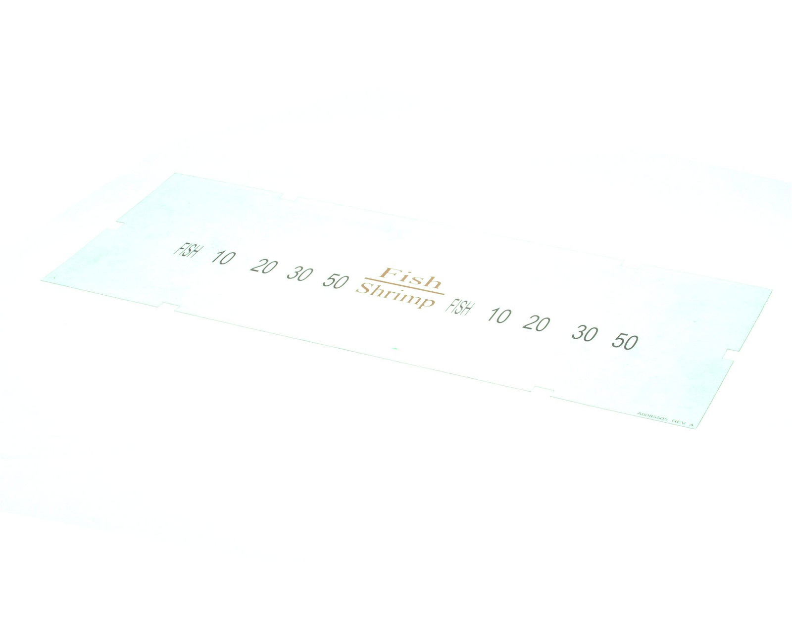 Pitco Label,Ovrelay Hooters Fish/Shrimp A6085505 - Free Shipping + Geniune OEM