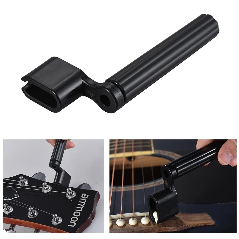 Plastic Acoustic Electric Guitar Bass String Peg Winder Bridge Pin Puller Guitar
