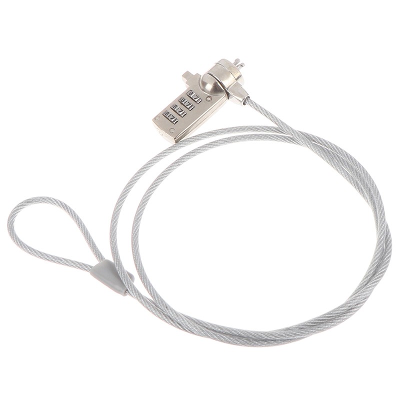 4 Digit security password computer lock anti-theft chain for notebook pc lapt XN