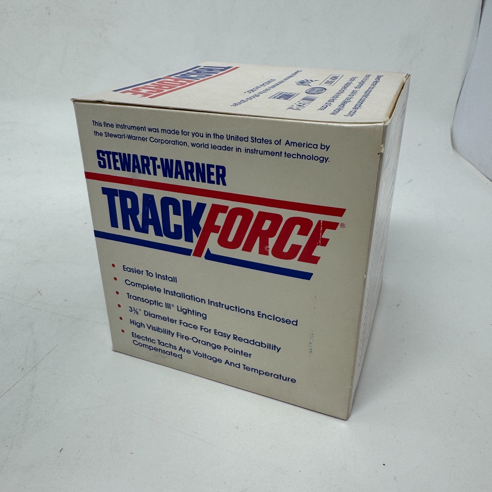 Stewart warner 82851-P Tachometer (mech), 0-10000 RPM, 3-3/8" Adj Redline.