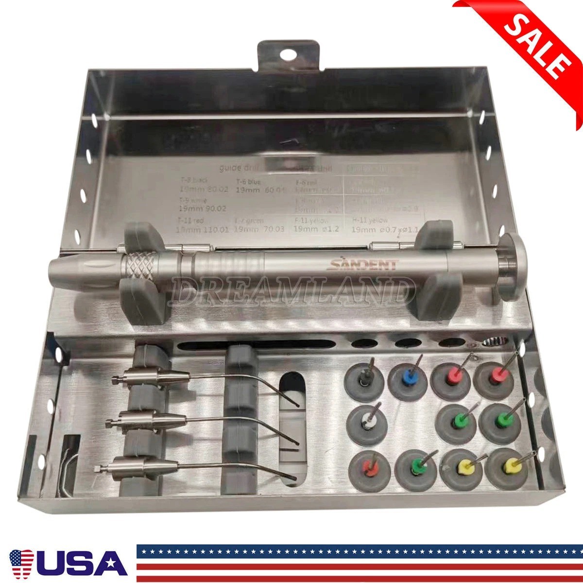 Dental Broken File Extractor Endodontic File Removal System Kit Endo Root Canal