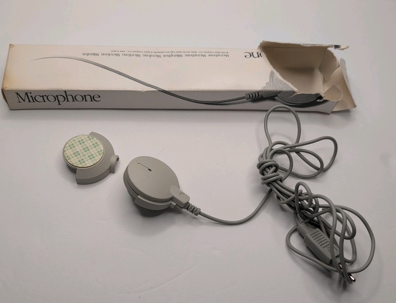 Vintage 1990 Apple Mac Computer Mic Microphone untested