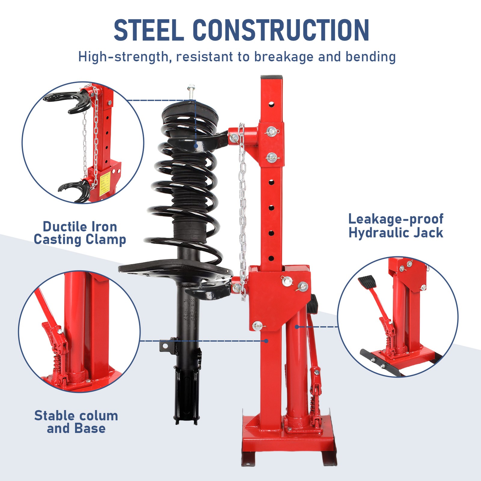 3 Ton Coil Spring Compressor Auto Strut Hydraulic Compressor Removing Tool