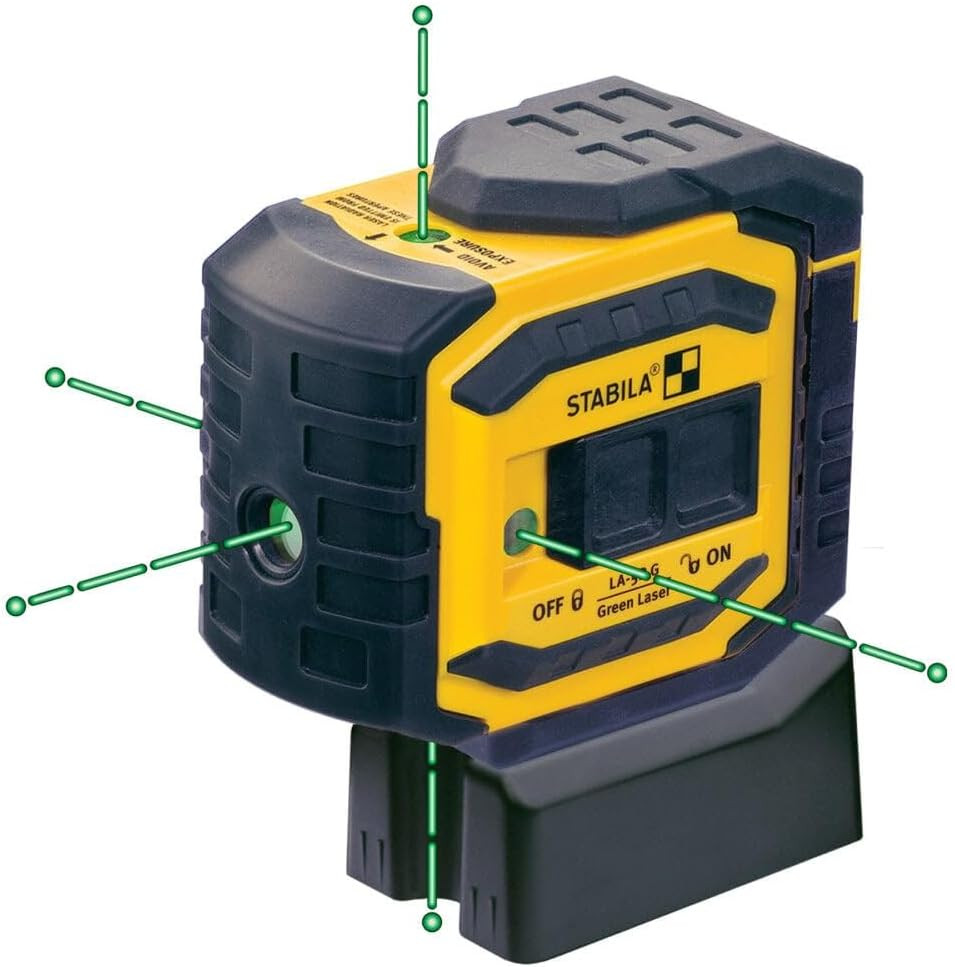 LA-5PG 5-Point Laser Set for Precision Marking in Construction Work