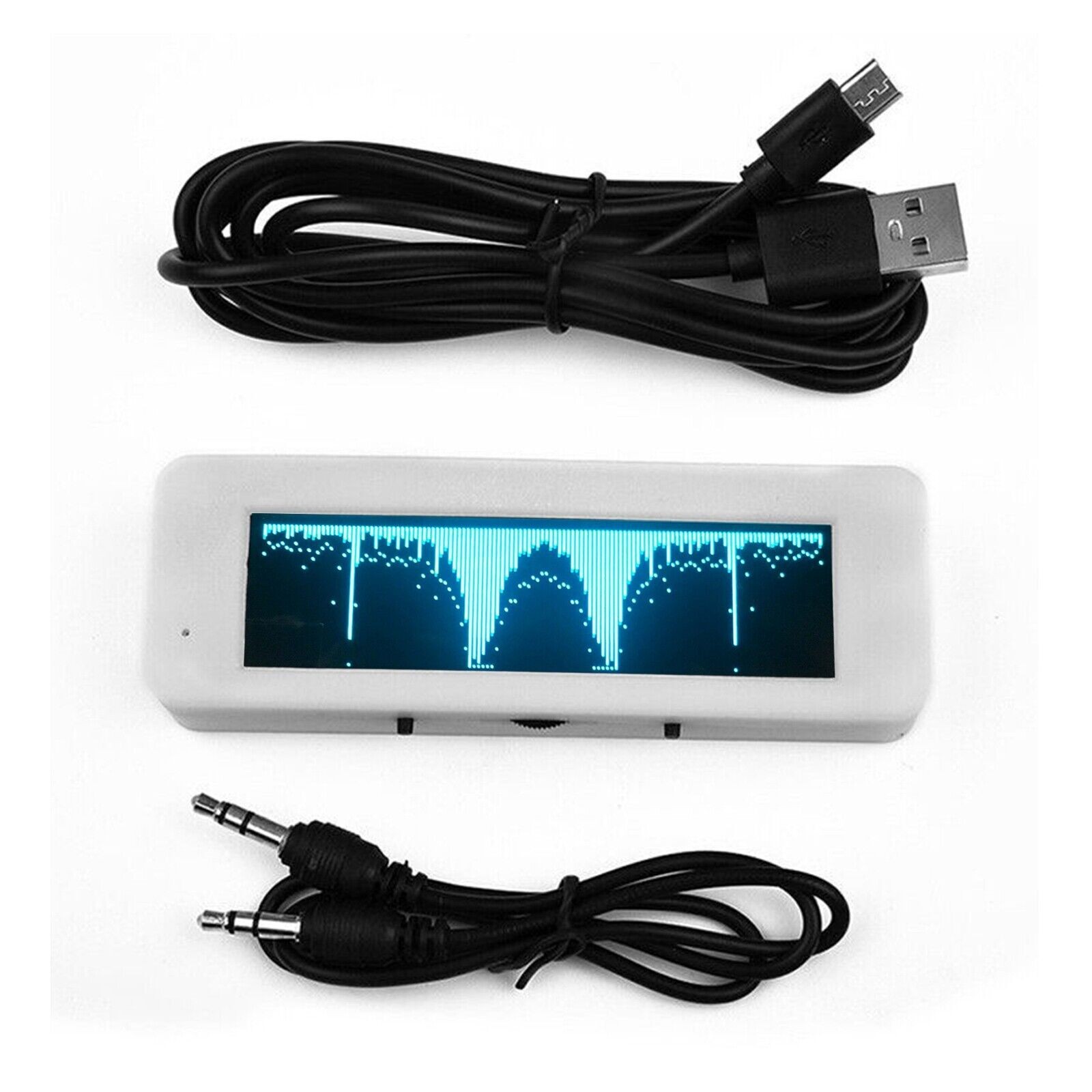 2025 3.12in OLED Music Spectrum Display Analyzer Audio Level Indicator VU METER