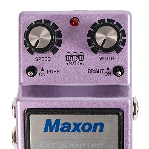 Maxon Pure Analog Chorus PAC9 Guitar Effects Pedal NEW