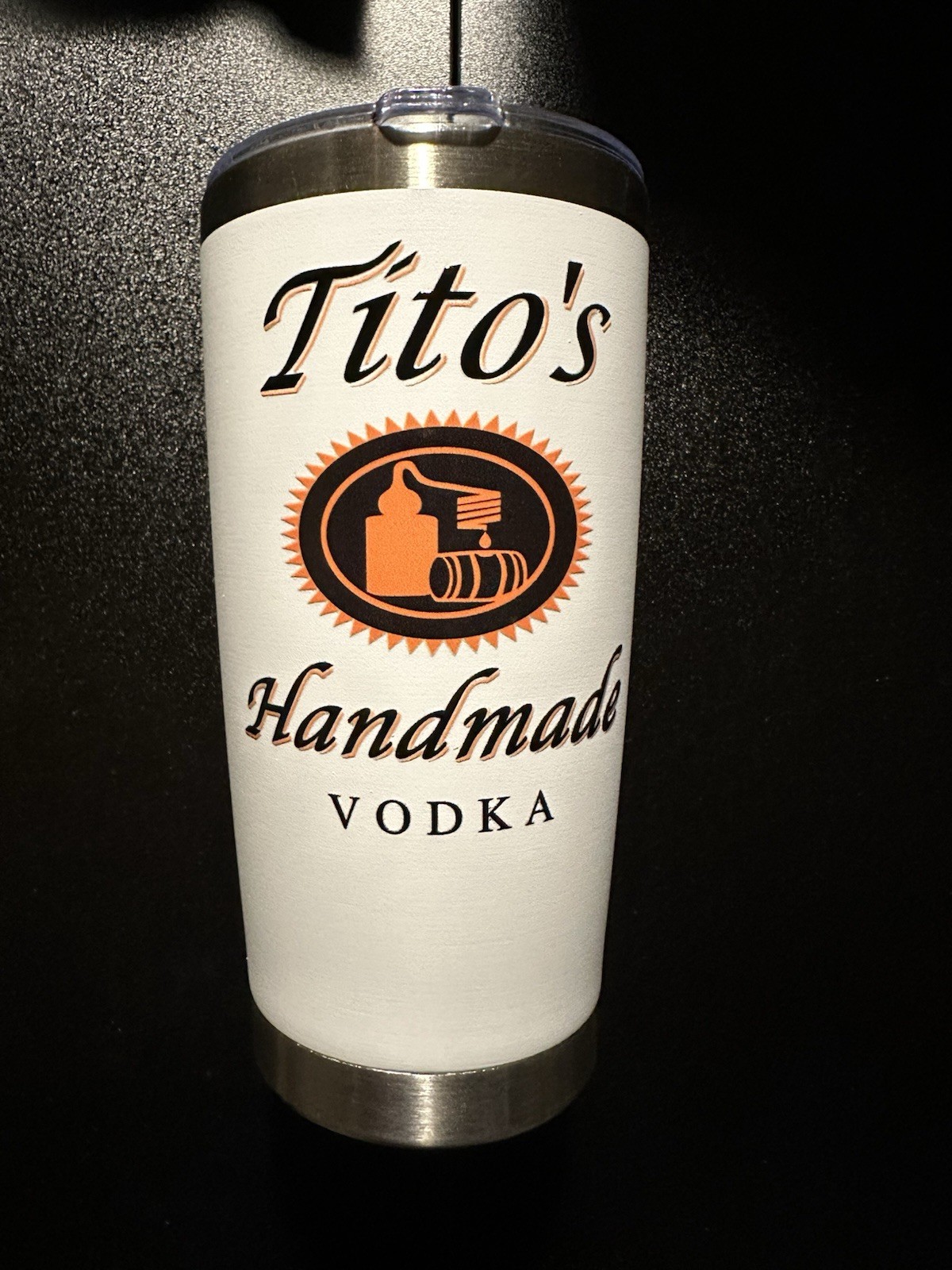 Tito’s Vodka 20oz Tumbler   Travel Mug Stainless Steel