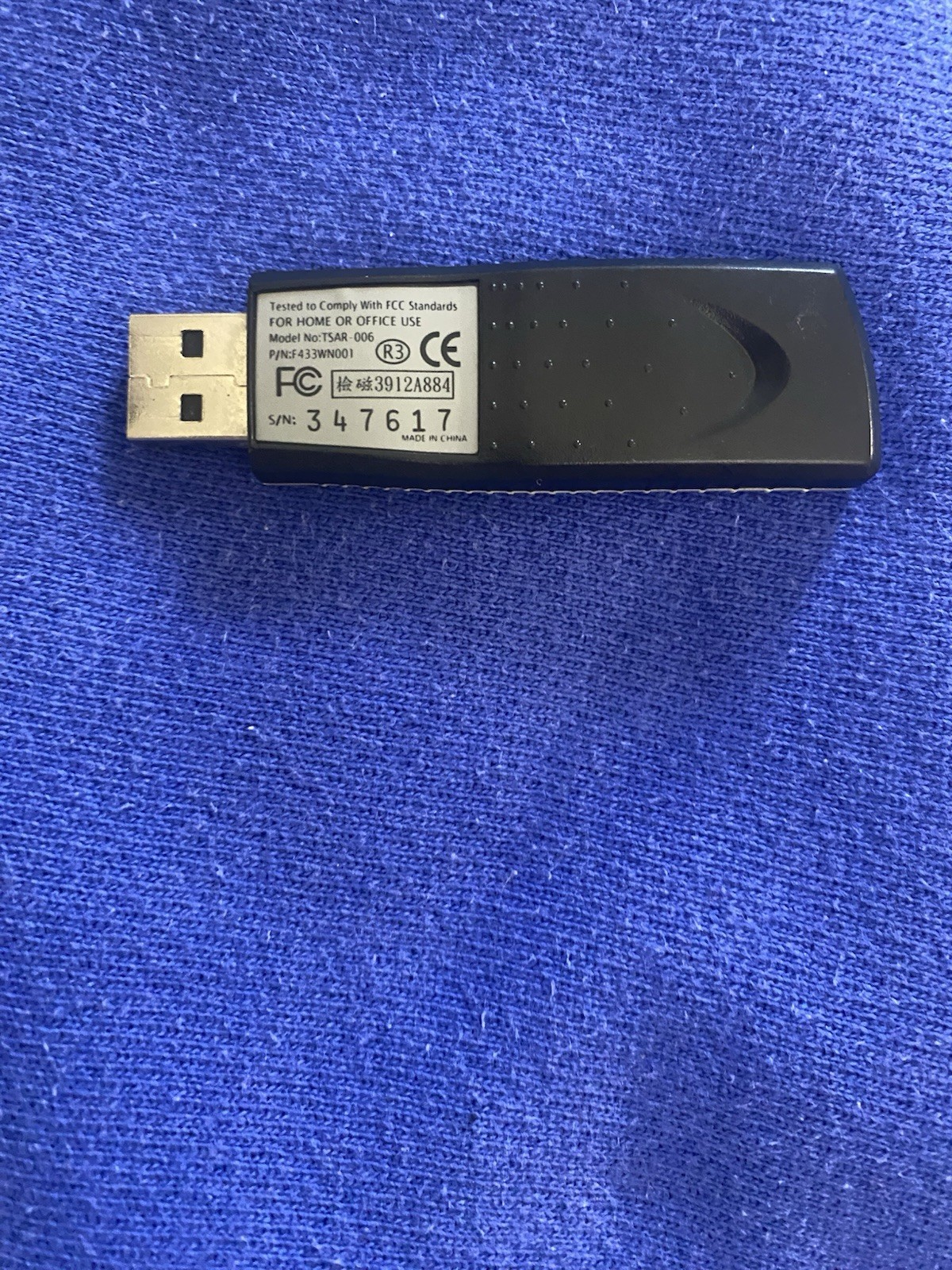 Keyspan TSAM-001 Wireless Presentation Remote Laser Pointer USB Receiver Silver