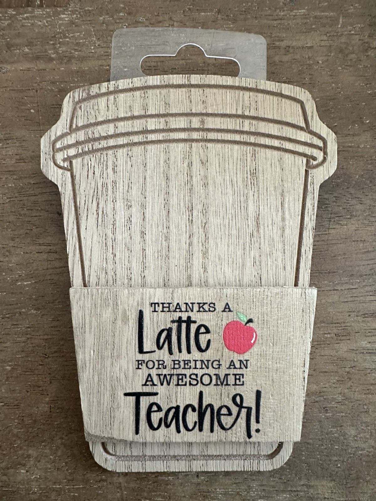 Coffee Gift Card Holder For Your Favorite Teacher: Thanks A Latte