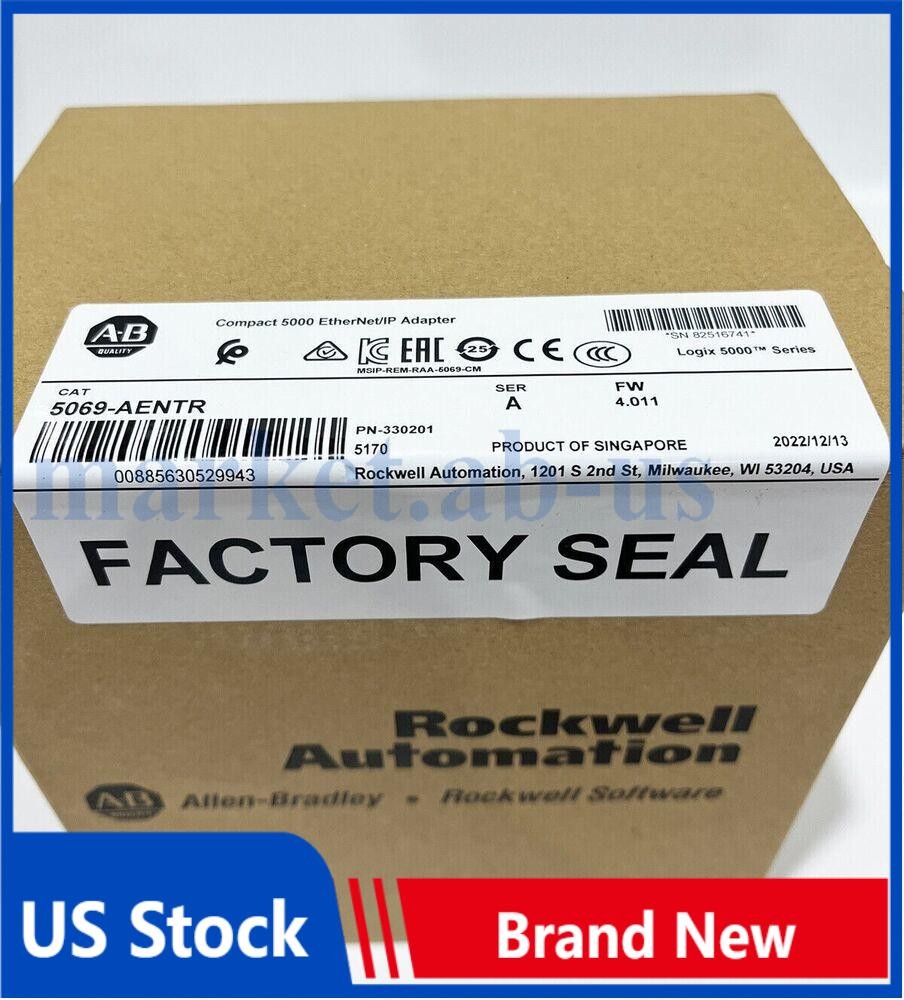 Newest Factory Sealed AB 5069-AENTR Compact 5000 EtherNet/IP Adapter 5069AENTR