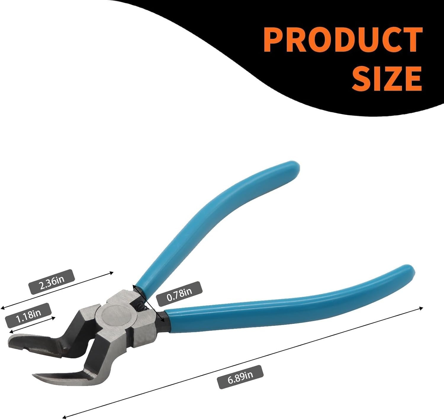 Mutipurpose Diagonal Cutting Pliers, Wire Flush Cutters Stripper, Car Trim