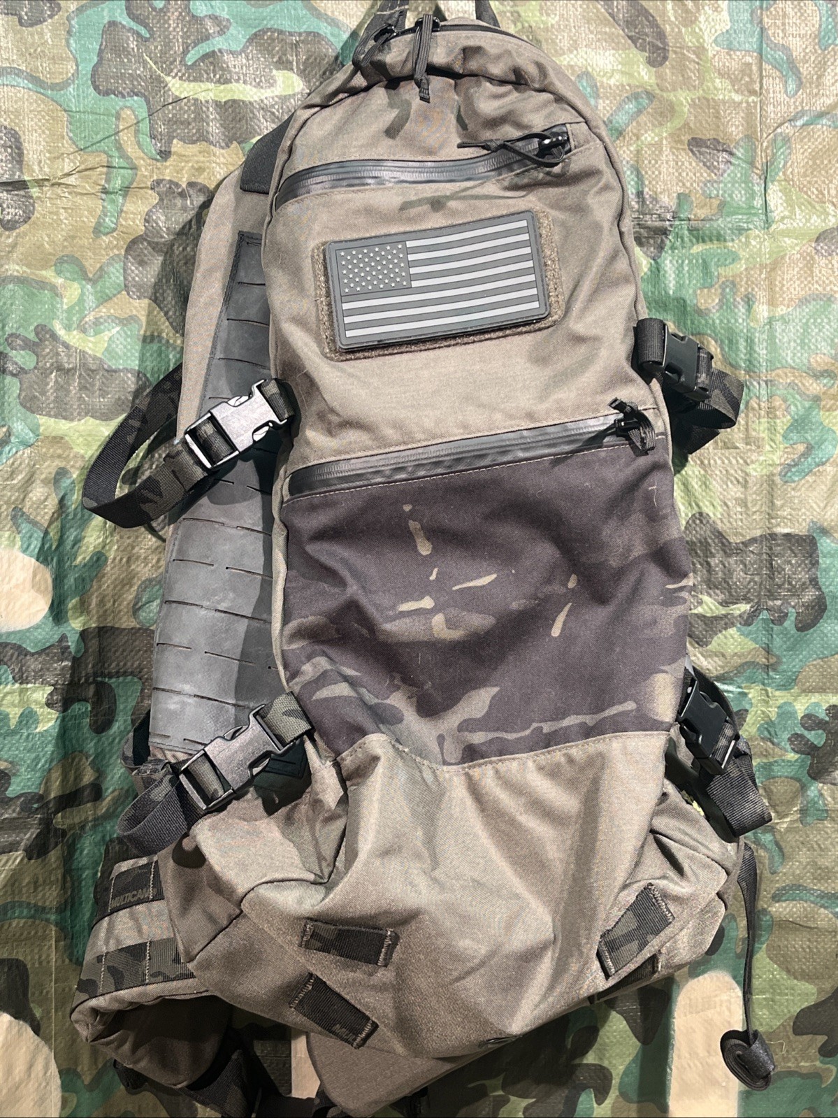 London Bridge LBT-8010A 3 Three Day LT Mas Grey Multicam Black Pack Backpack