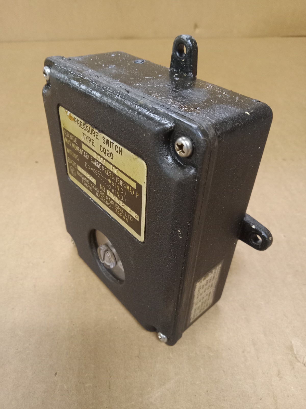 NKS Pressure Switch Type CQ20