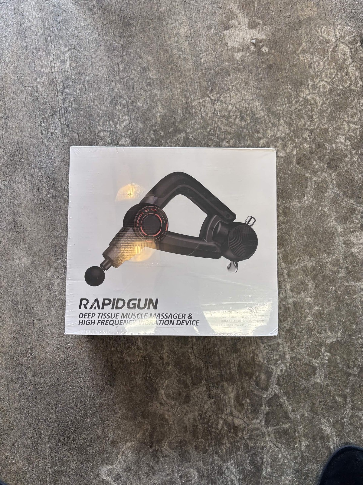 RAPIDGUN R3 PRO MASSAGE GUN, NEW WITH BOX, GREAT FOR RECOVERY