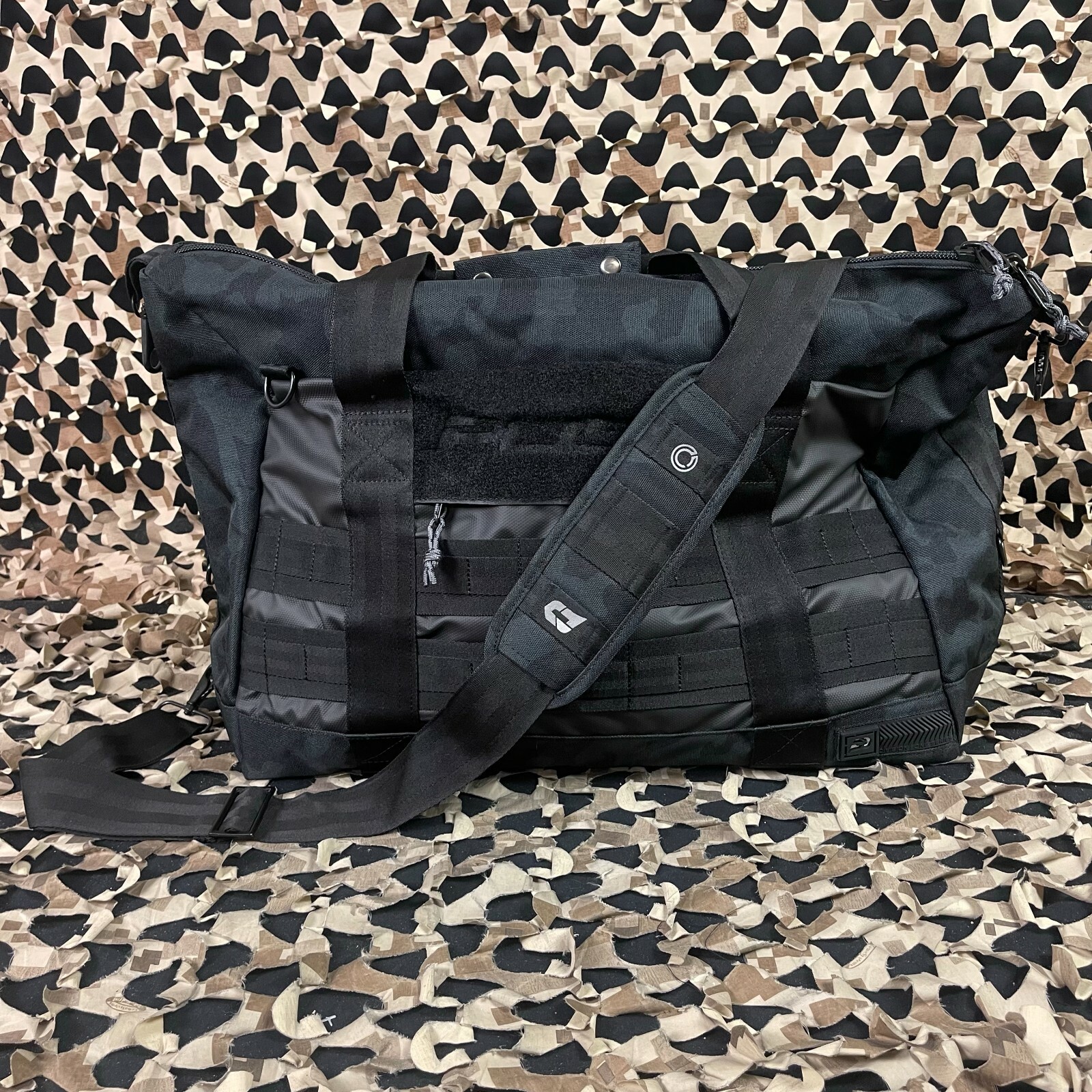 NEW Push Division 01 Duffle Bag - Black - Black