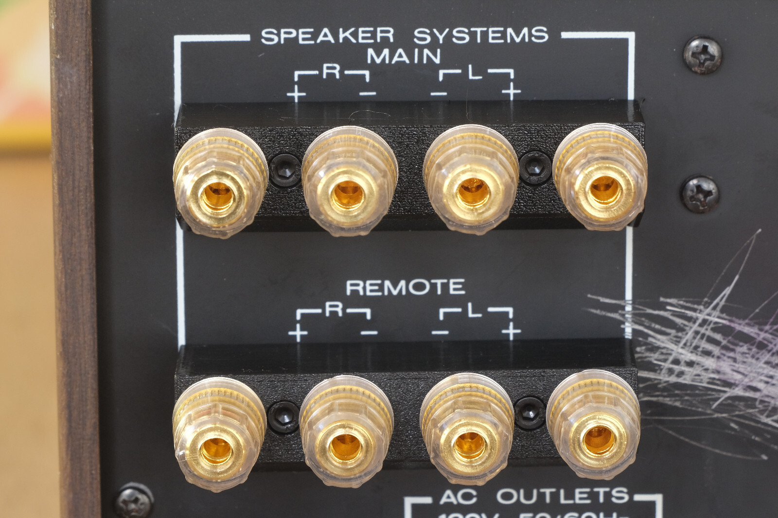 Marantz Model 2240 speaker terminal upgrade kit