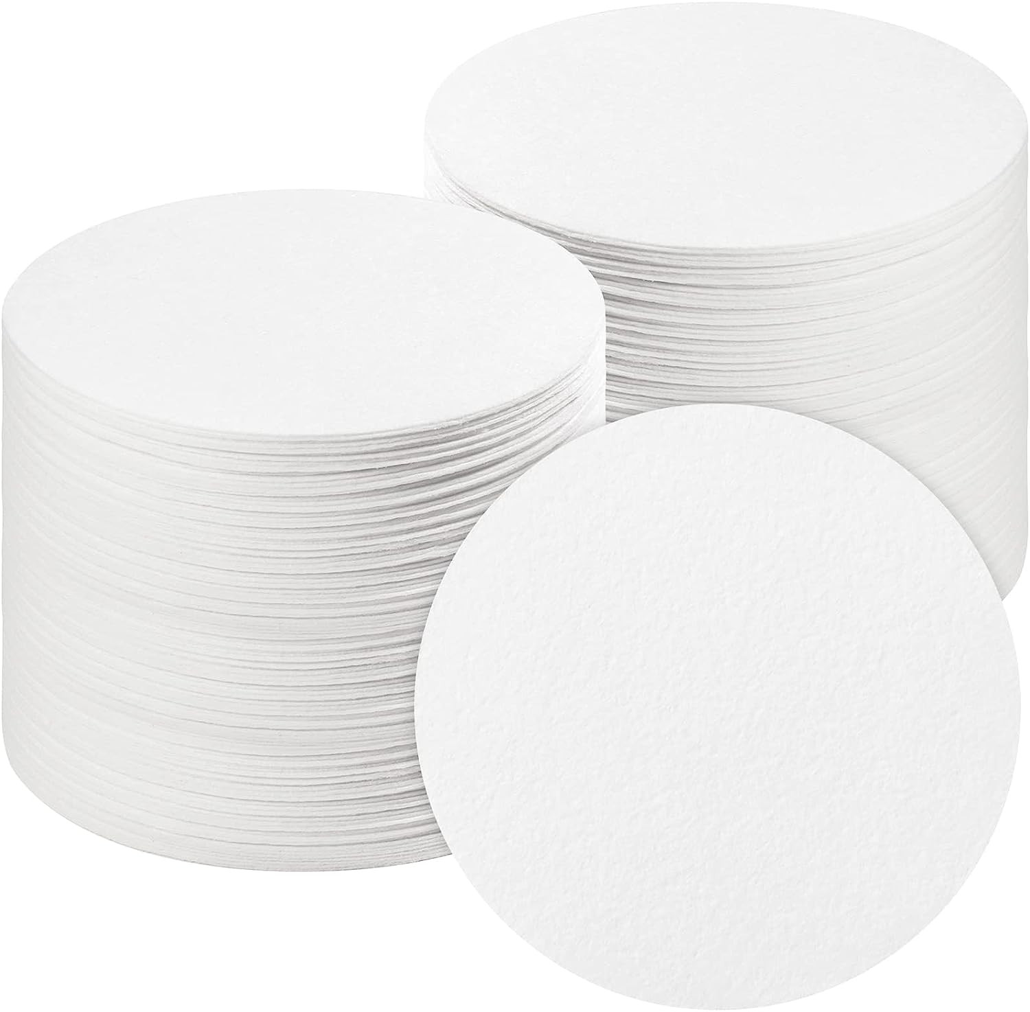 100 Sheets Round Microwave Kiln Papers Shelf Paper 4.7 Inch Ceramic Fiber Pap...