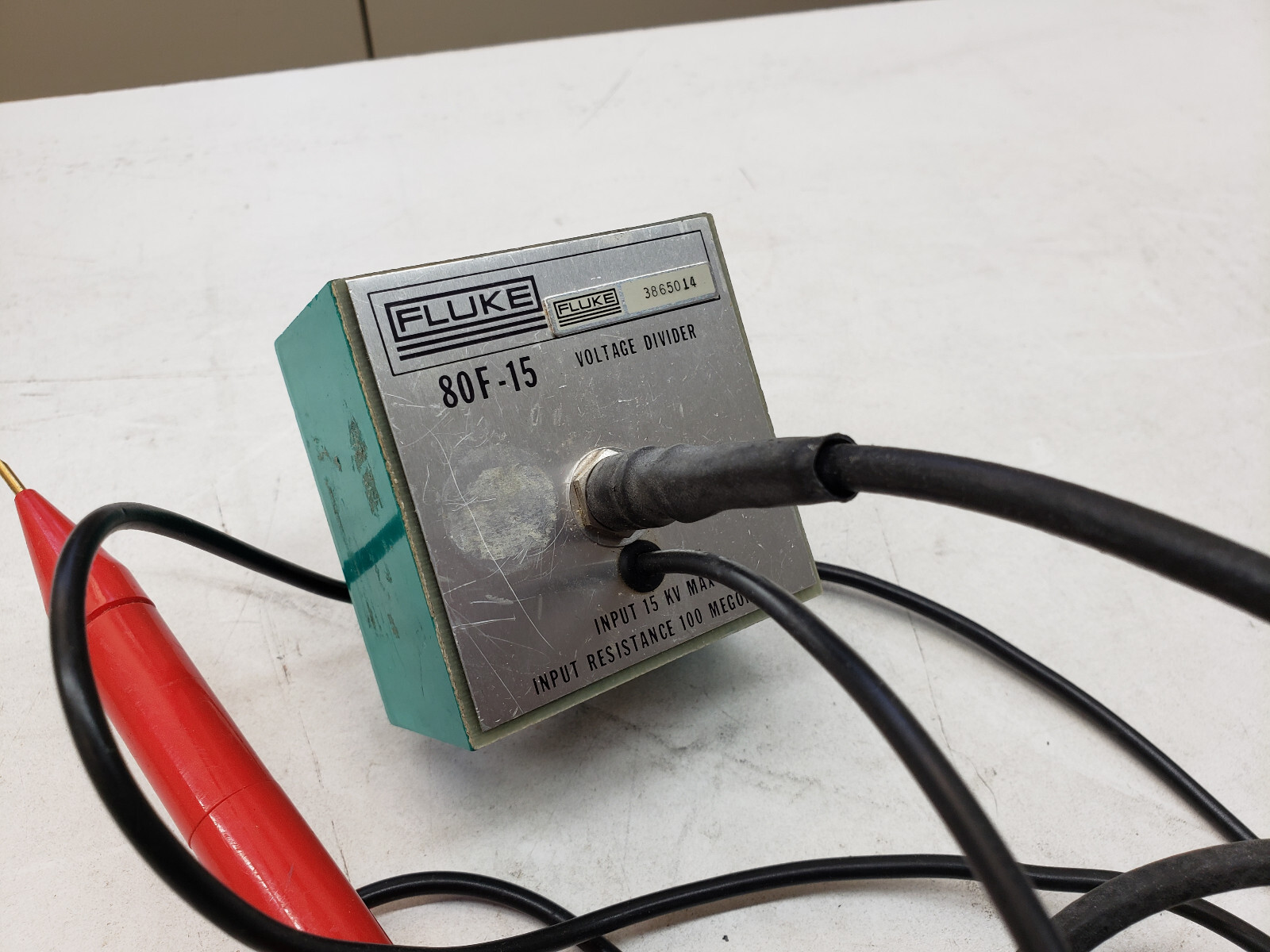 Fluke 80F-15 15kV Voltage Divider - High Voltage Probe - untested