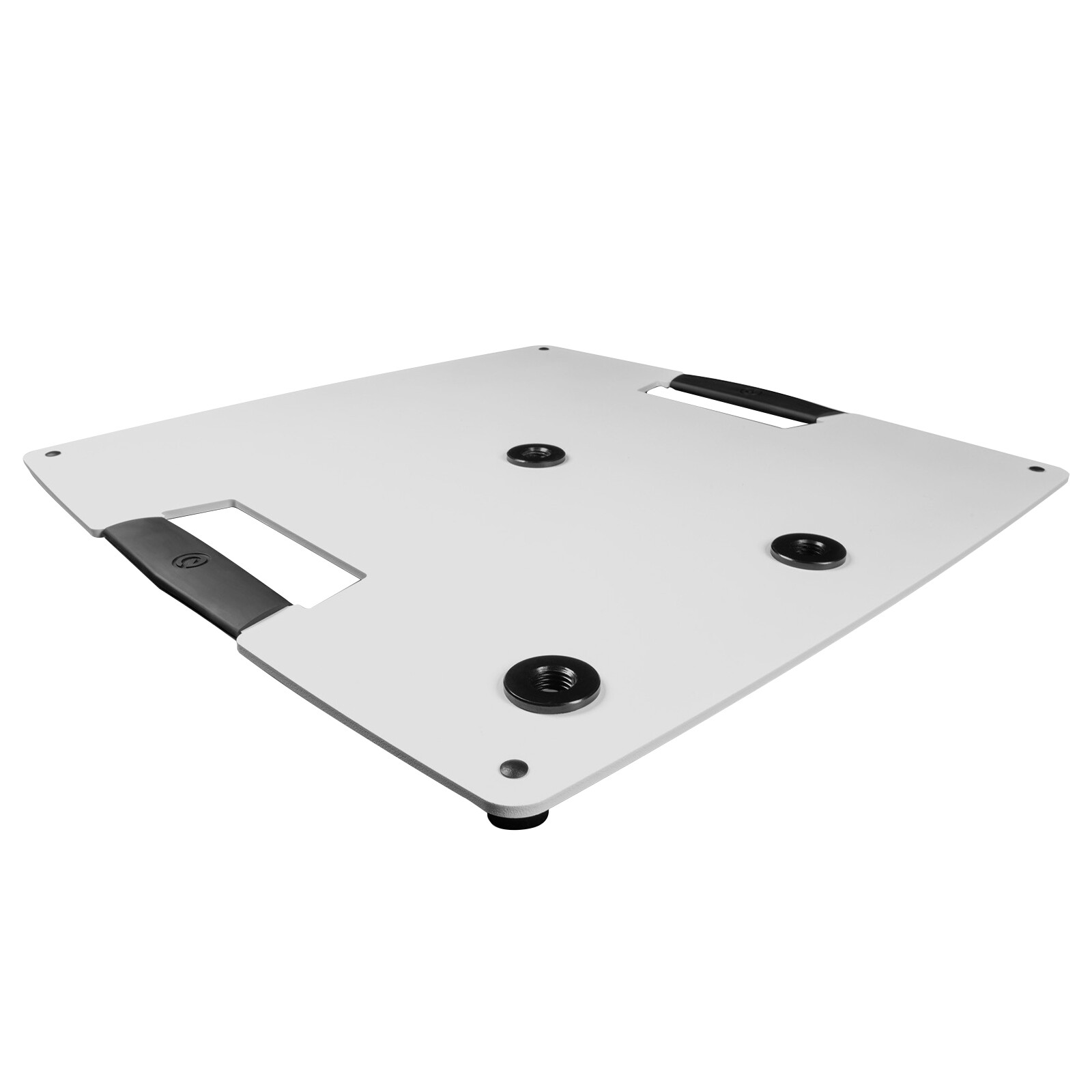 Gravity GLS431W Lighting Stand with Square Steel Base in White