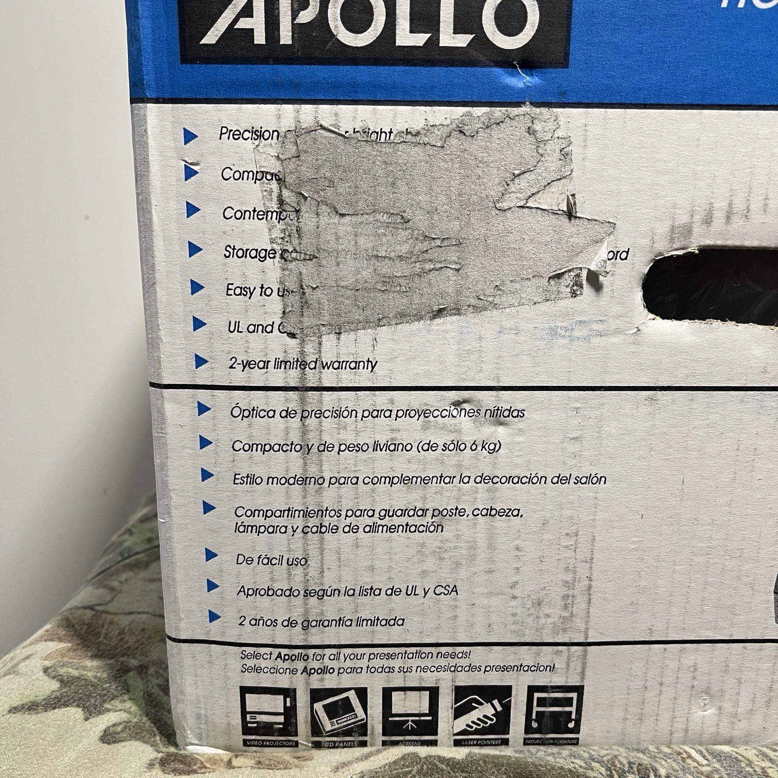 Vintage Horizon Apollo Overhead Projector Model 15000 Series NOS