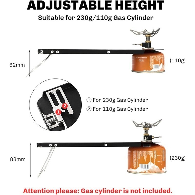 Ultralight Folding Camping Table Portable Cooking Surface Backpacking Gear 191g
