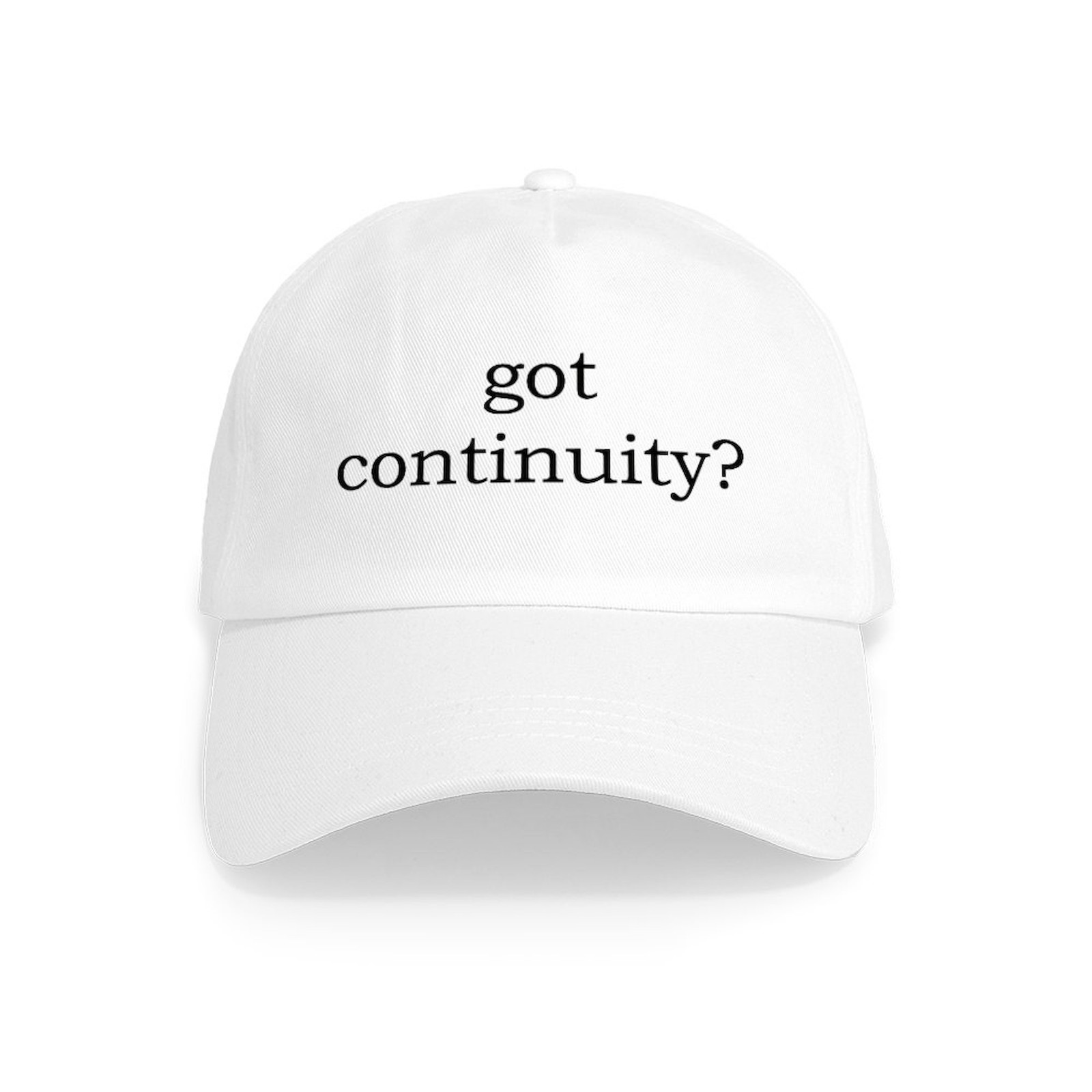 CafePress Got Continuity? Cap Classic Baseball Cap (299949608)