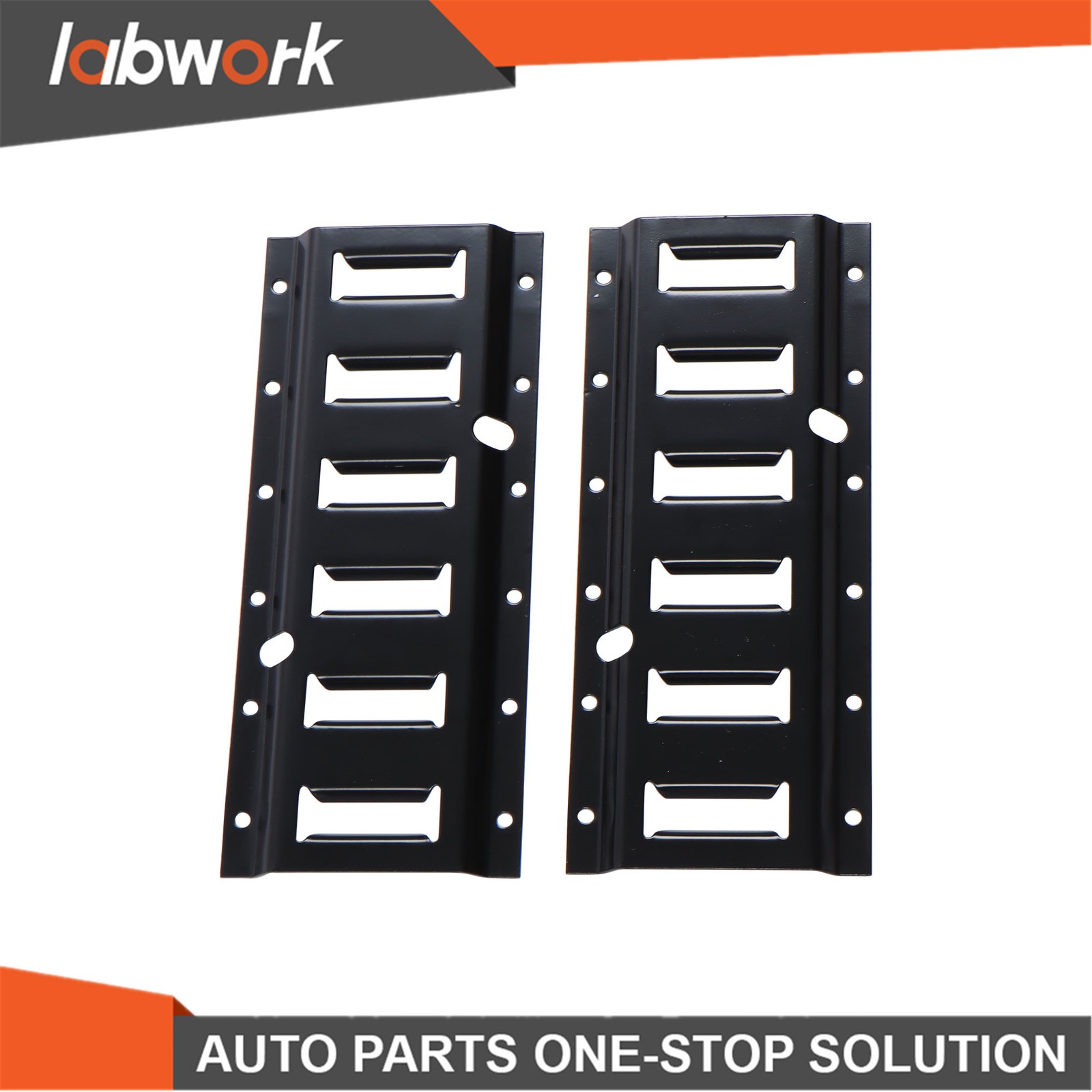 Labwork E Track Tie Down Rail Kit  2×1' E Track Rails for Garages Vans Trailers