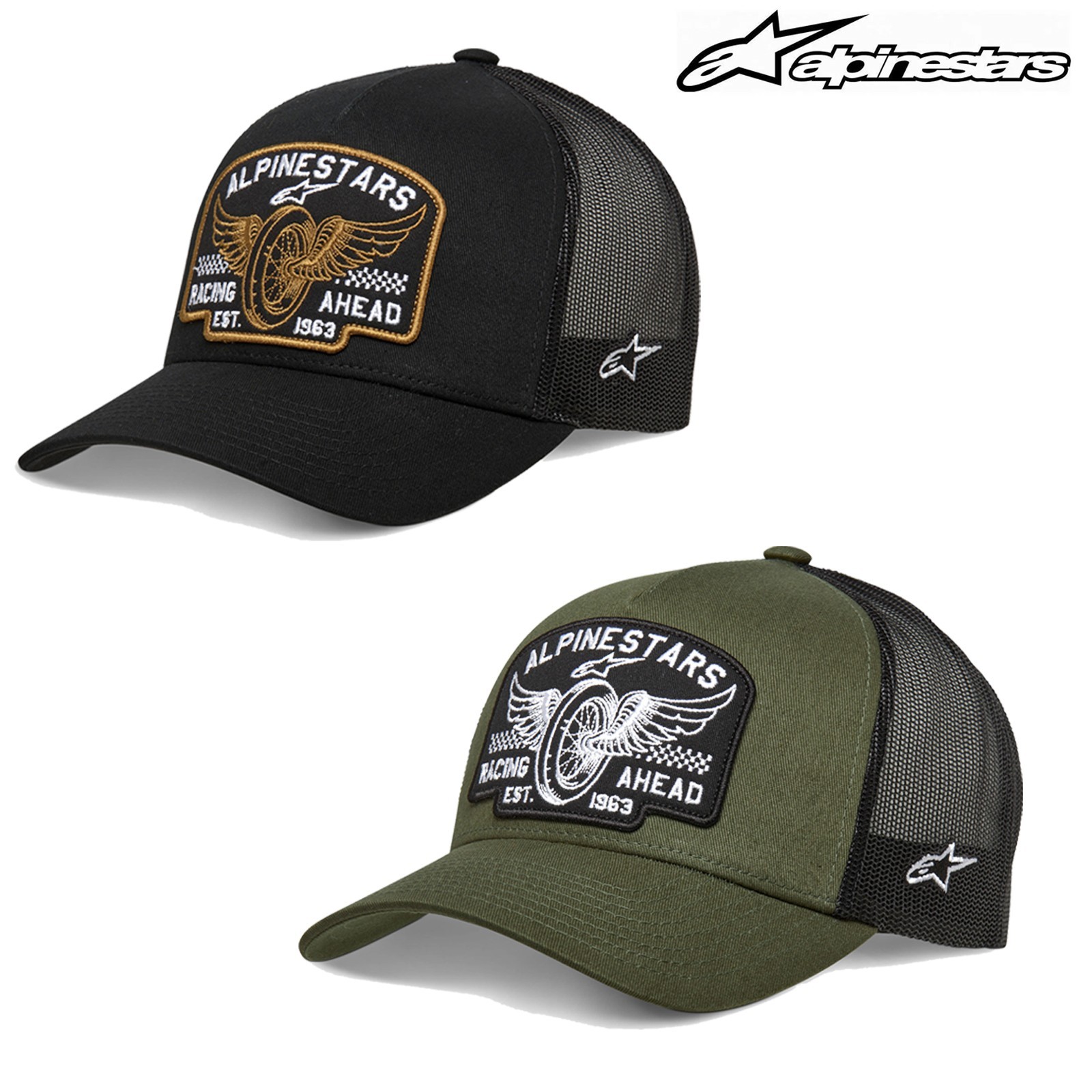 Alpinestars Heritage Patch Trucker Cap Unisex Motorcycle Baseball Hat