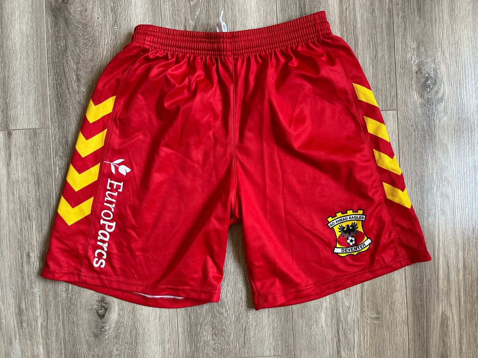 Go Ahead Eagles Football Shorts Hummel Soccer Netherlands Size M Holland