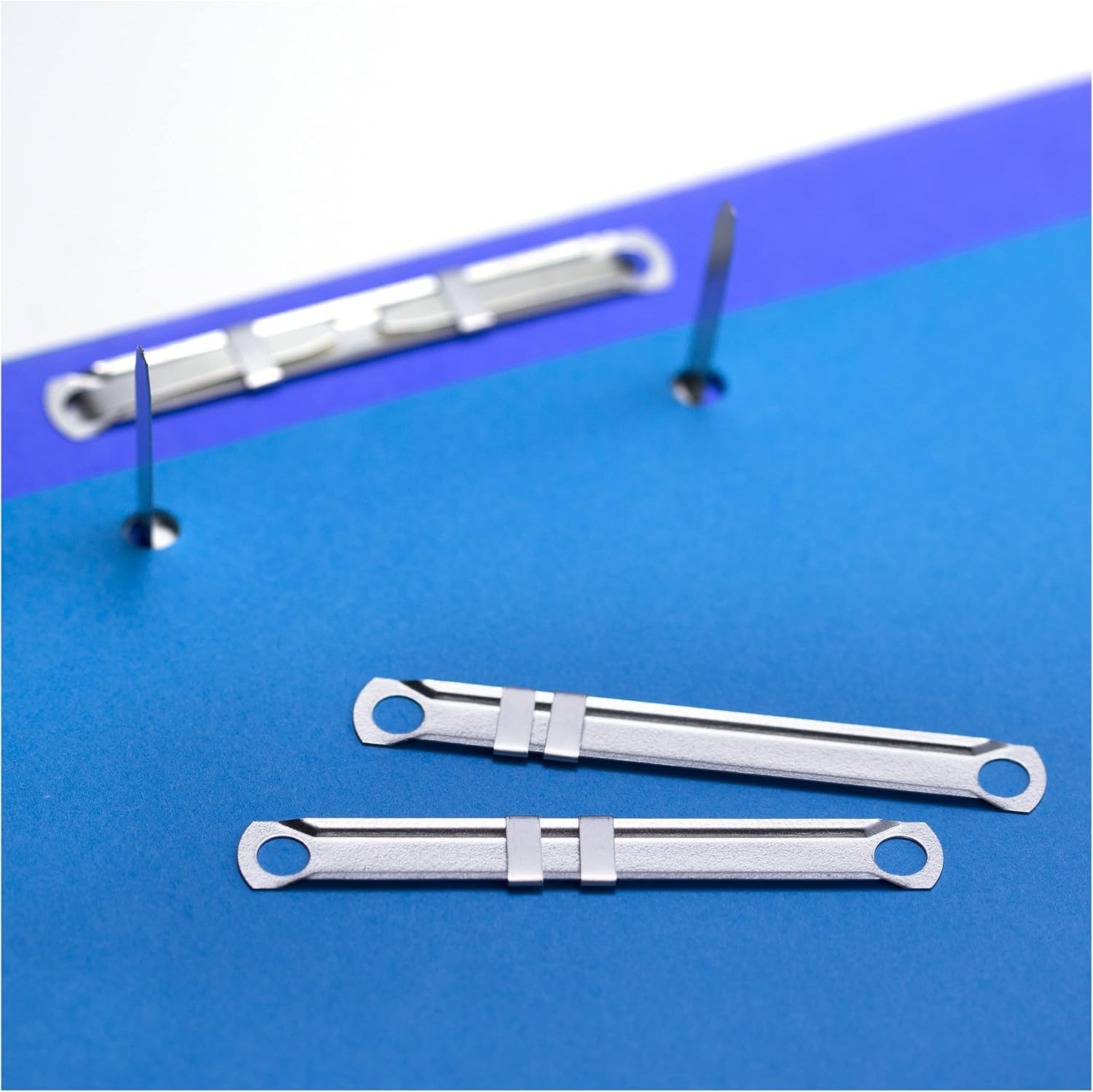 Premium Prong Fasteners, Compressor Only, Box of 100 Office Paper Clamp (99715)