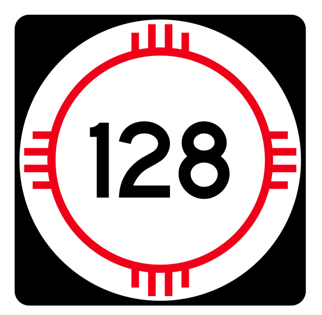 New Mexico State Road 128 Sticker Decal