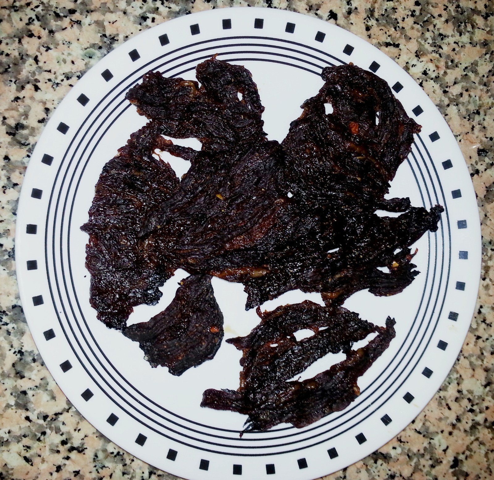 Ghost Pepper Beef Jerky 2oz. of Succulent and Fiery hot Jerky. Made in the U.S.A