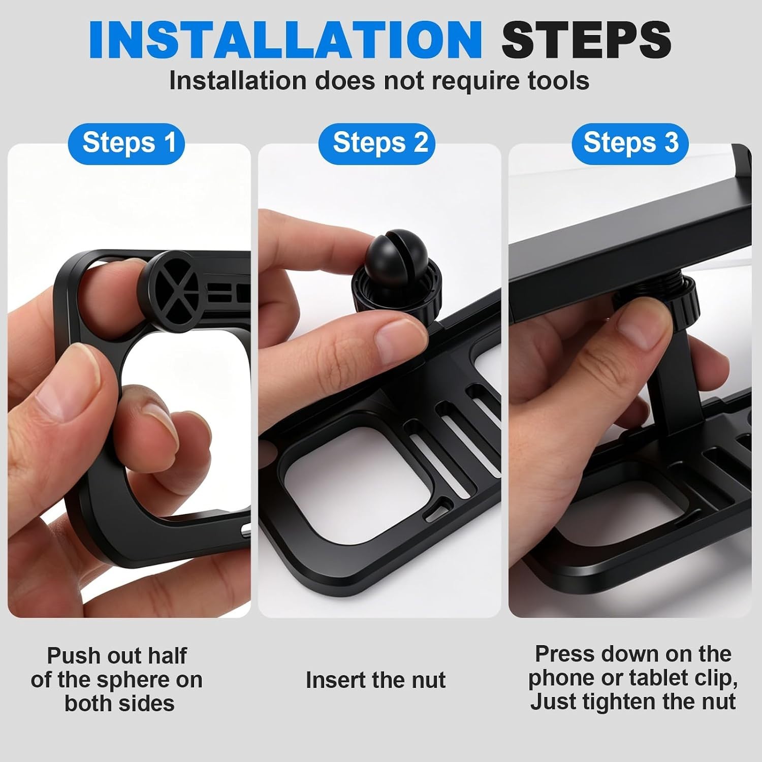 Drone Tablet Mount Holder - Universal Adjustable 4.7-12.9" Bracket Compatible...