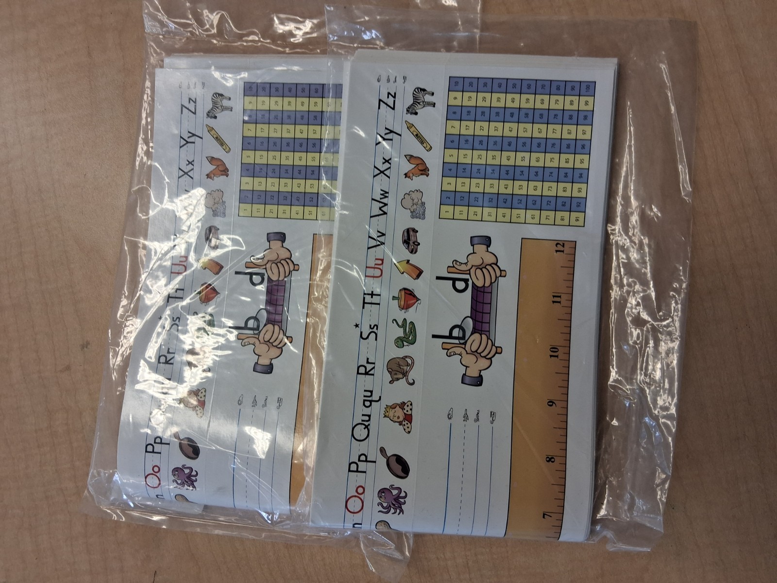 Fundations Desk Strip Name Tag Plates Pack of 10 Phonics Handwriting NEW SEALED