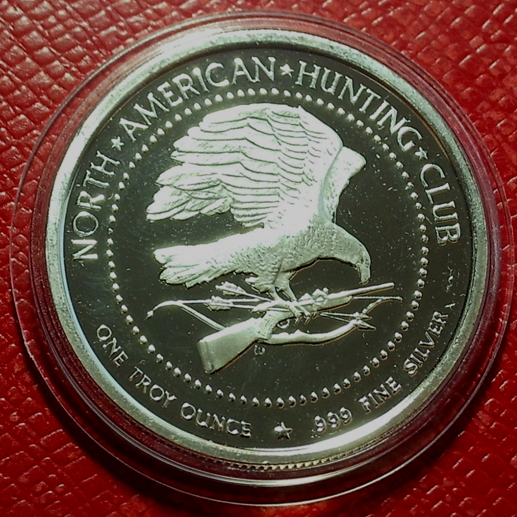 Muskox Proof Art Round-North American Big Game 1 Troy oz. 999 Silver