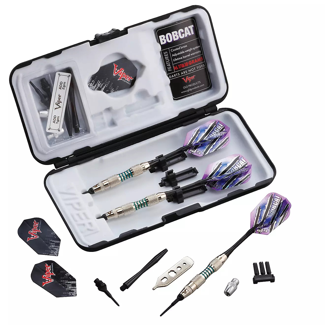 VIPER BOBCAT DARTS 20-0937 ADJUST 16-19 GR.BRAND NEW FREE FLIGHTS FREE SHIPPING